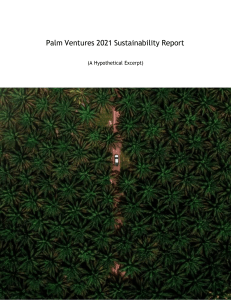 Palm Ventures 2021 Sustainability Report