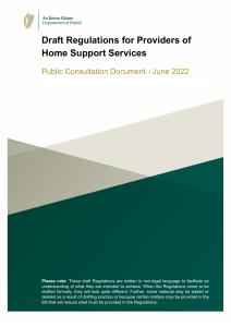 Regulations for the providers of homeware support services