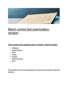 Exam Revision - Copy