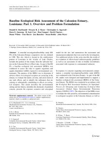 003 Baseline Ecological Risk Assessment  1