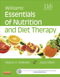 Williams’ Essentials of Nutrition and Diet Therapy 11th Ed