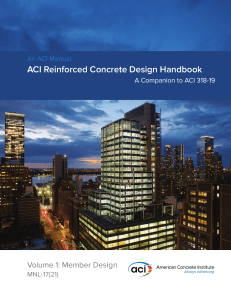 American Concrete Institute - ACI MNL-17(21) ACI REINFORCED CONCRETE DESIGN HANDBOOK A Companion to ACI 318-19 (2021)