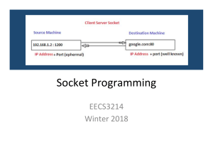t2 Socket Programming