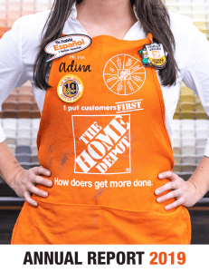 2019 Annual Report Home Depot