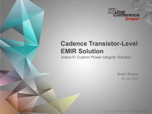 C2 Cadence Transistor Level EMIR Solution