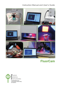 FluorCam Operation Manual 2.1