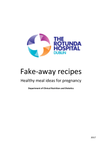 Nutrition - Fake-aways recipe book
