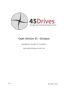 Ceph Octopus Installation Guide