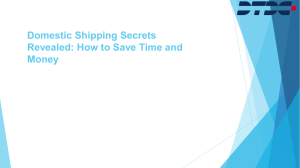 Domestic Shipping Secrets Revealed: How to Save Time and Money