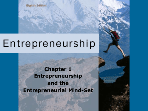 Chap001 entrepreneurship 1