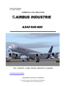 CLS A340 500 600 OPERATIONS MANUAL