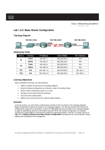 03 Aktifitas Basic Router Configuration