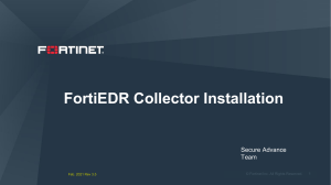 FortiEDR Install Collector v3 4