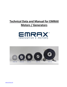 user manual for emrax motors