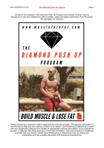 The Diamond Push Up Program - PDF