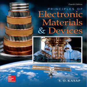 Principles of Electronic Materials and D