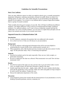 Good Presentation Guidelines 2page