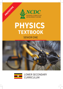 ugandian Physics for year 8