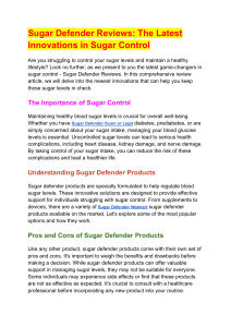 Sugar Defender Walmart Price  