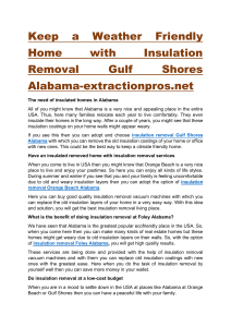 Keep a Weather Friendly Home with Insulation Removal Gulf Shores Alabama-extractionpros.net