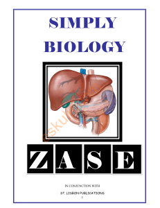 Grade 10 to 12 Biology Pamphlet - Simplified Notes