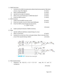 VLSI Design - Model Paper