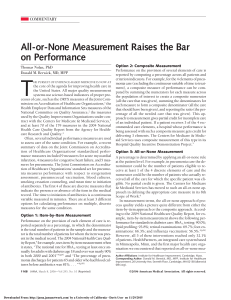 All or None Measurement