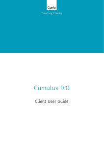 Cumulus 9.0. Client User Guide