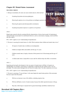 Physical Examination and Health Assessment 8th Edition Carolyn Jarvis Test bank