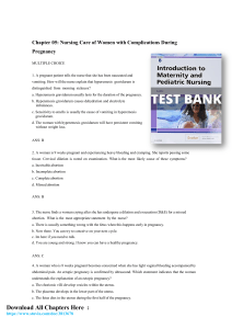 Introduction to Maternity and Pediatric Nursing 8th Edition Gloria Leifer Test Bank