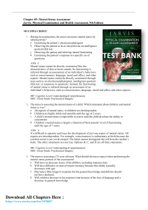 Physical Examination and Health Assessment 9th Edition Jarvis Test Bank