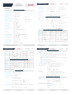 MAS-I Formula Sheets 2023-4