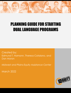 Planning Guide For Starting Dual Languge
