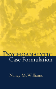 nancy mcwillians psychoanalytic-case-formulation