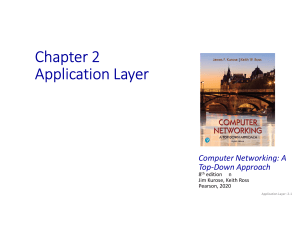 COMP305-Chapter-2-Application-Layer-p1 152900