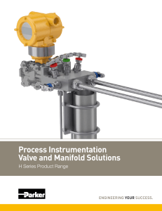 Process Instrumentation Valve and Manifold Solutions 4190-VMS