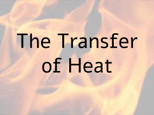 Heat Transfer Notes