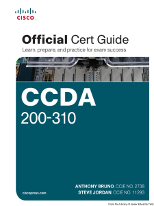 CCDA DESGN 200-310 Official Cert Guide 5th Edition