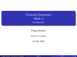 Financial Economics 2022 LCT1