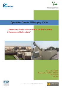 OPERATION CONTROL PHILOSOPHY - REV  00 (Draft)