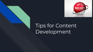 Tips for Content Development (1)