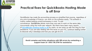 Step-by-Step Fix for Can’t Enable QuickBooks Hosting