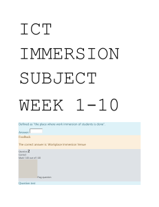 IMMERSION -1st (exam)