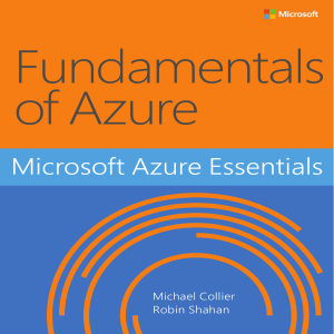 Fundamentals of Azure Microsoft Azure Es