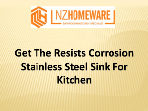 Get The Resists Corrosion Stainless Steel Sink For Kitchen