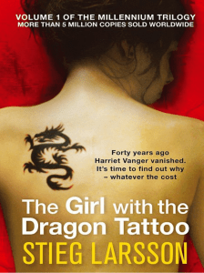 Stieg Larsson - Millenium 01 - The Girl With The Dragon Tatoo PDF