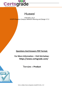 Download H19-424 V1.0 Exam Questions Answers PDF Dumps