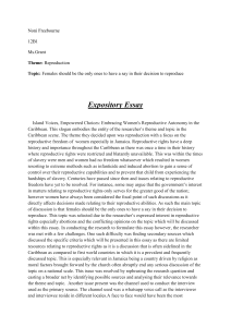 Expository Essay sample for CAPE Communication Studies