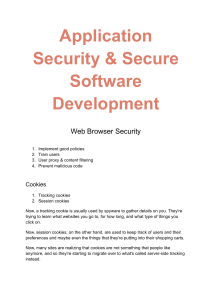 Application Security & Secure Software Development