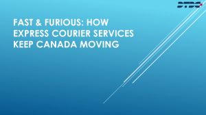 Fast & Furious: How Express Courier Services Keep Canada Moving